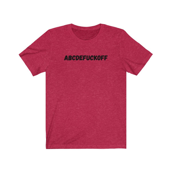 Alphabet - Unisex Jersey Short Sleeve Tee